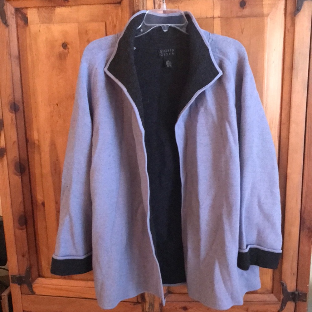 Sigrid Olsen heavy cardigan, size L 🪻